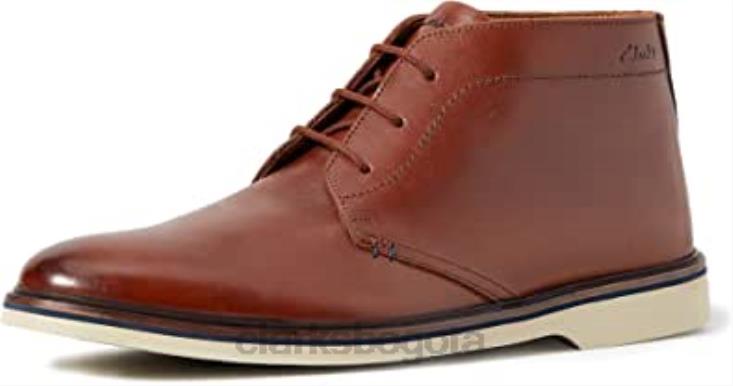 Clarks 0DX8L1267 Botas chukka medias Malwood de Clarks para hombre en color marrón hombres marrón