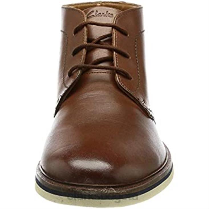 Clarks 0DX8L1267 Botas chukka medias Malwood de Clarks para hombre en color marrón hombres marrón