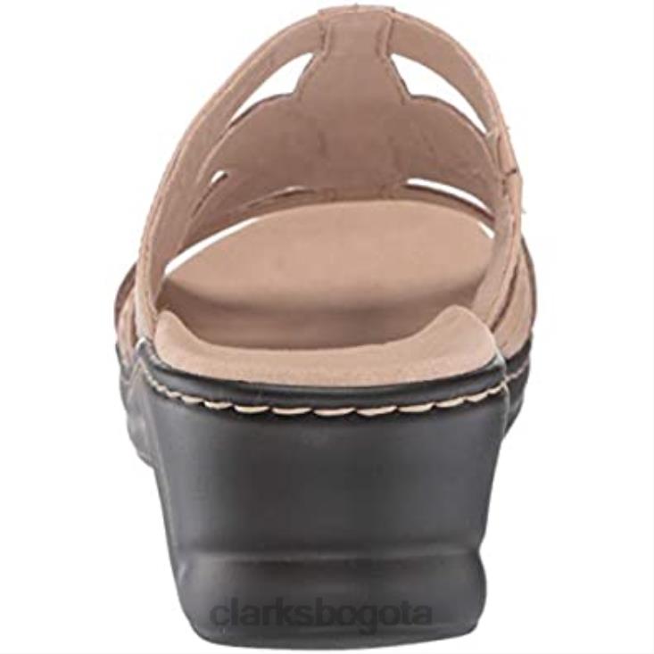 Clarks 0DX8L1268 sandalia clarks lexi myrtle 2 mujer piel arena mujer cuero arena