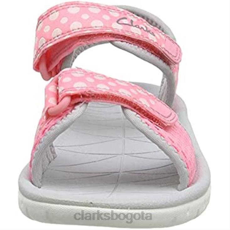 Clarks 0DX8L1279 sandalias surf tide k de niña clarks rosa rosa combi rosa combi niños combinación rosa