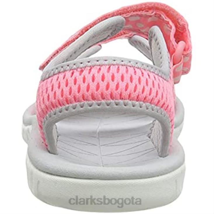 Clarks 0DX8L1279 sandalias surf tide k de niña clarks rosa rosa combi rosa combi niños combinación rosa