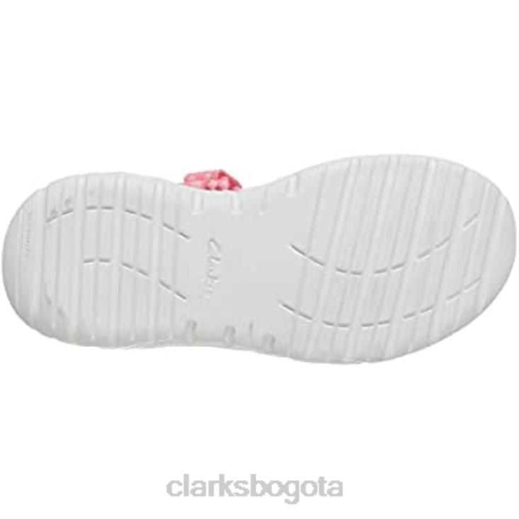 Clarks 0DX8L1279 sandalias surf tide k de niña clarks rosa rosa combi rosa combi niños combinación rosa