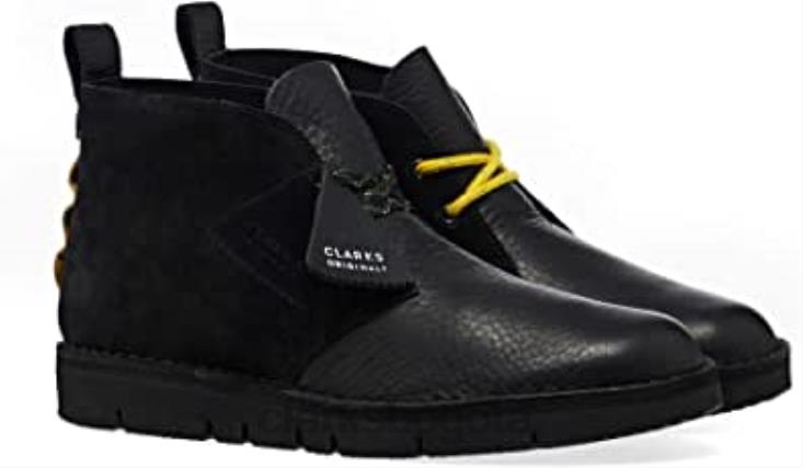 Clarks 0DX8L1280 botas clarks originals desert 20 combinadas negras unisexo combinado negro