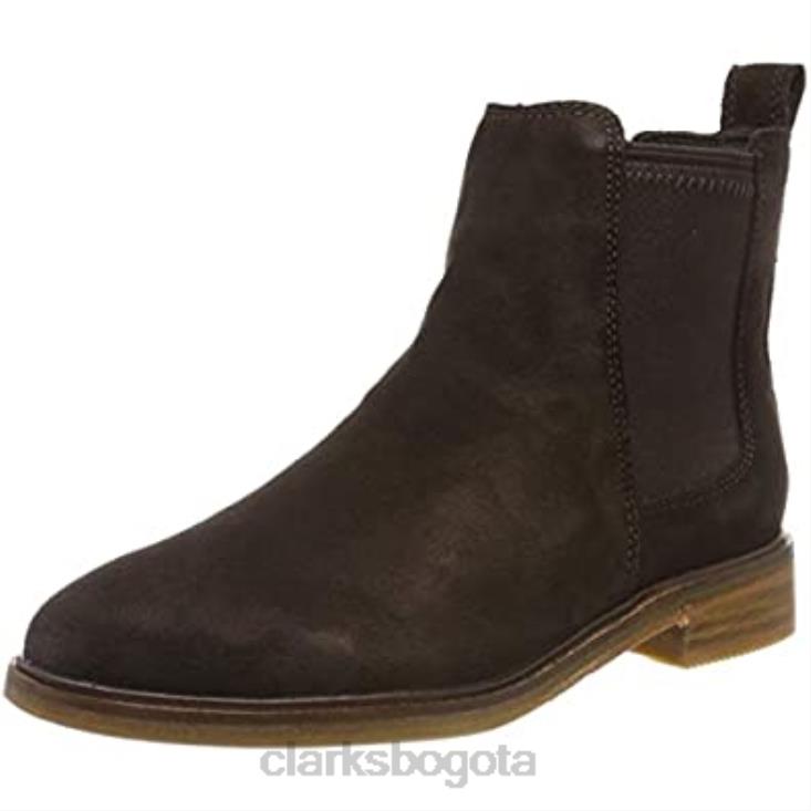 Clarks 0DX8L1284 marrón marrón oscuro marrón oscuro botas moteras clarkdalelohot para mujer clarks mujer marrón marrón oscuro marrón oscuro