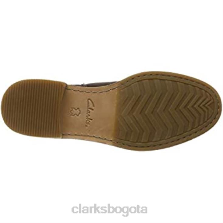 Clarks 0DX8L1284 marrón marrón oscuro marrón oscuro botas moteras clarkdalelohot para mujer clarks mujer marrón marrón oscuro marrón oscuro