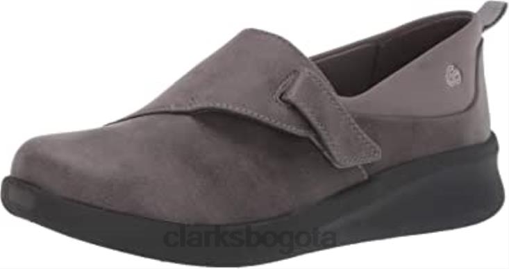 Clarks 0DX8L1286 mocasín sillian 20 facilidad mujer gris sintético clarks mujer sintético gris