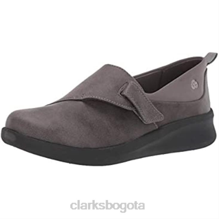Clarks 0DX8L1286 mocasín sillian 20 facilidad mujer gris sintético clarks mujer sintético gris