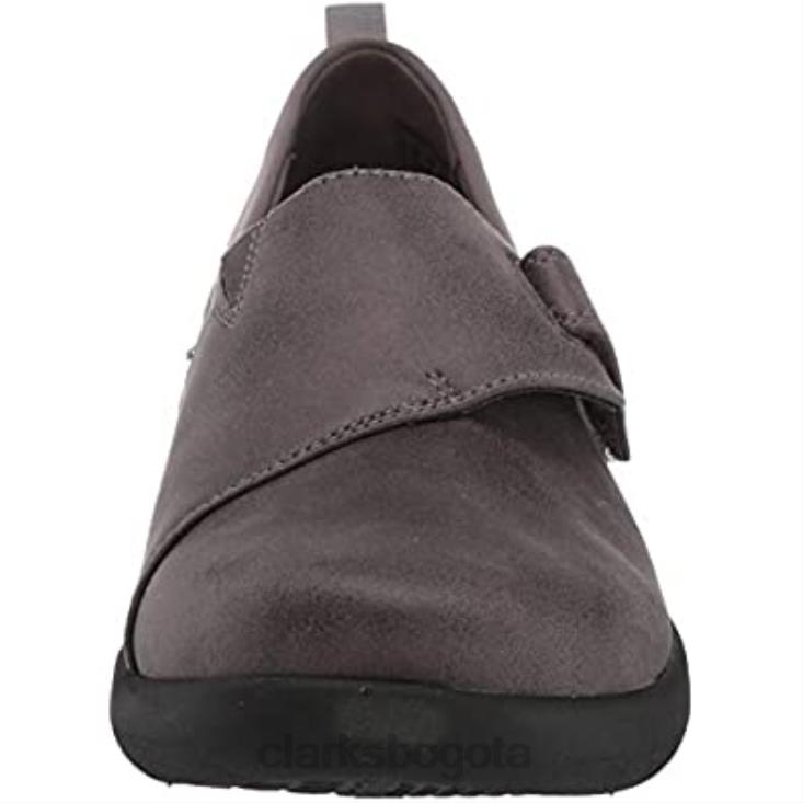 Clarks 0DX8L1286 mocasín sillian 20 facilidad mujer gris sintético clarks mujer sintético gris