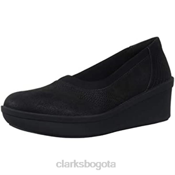 Clarks 0DX8L1287 step rose sky plataforma mujer clarks negro textil mujer textil negro