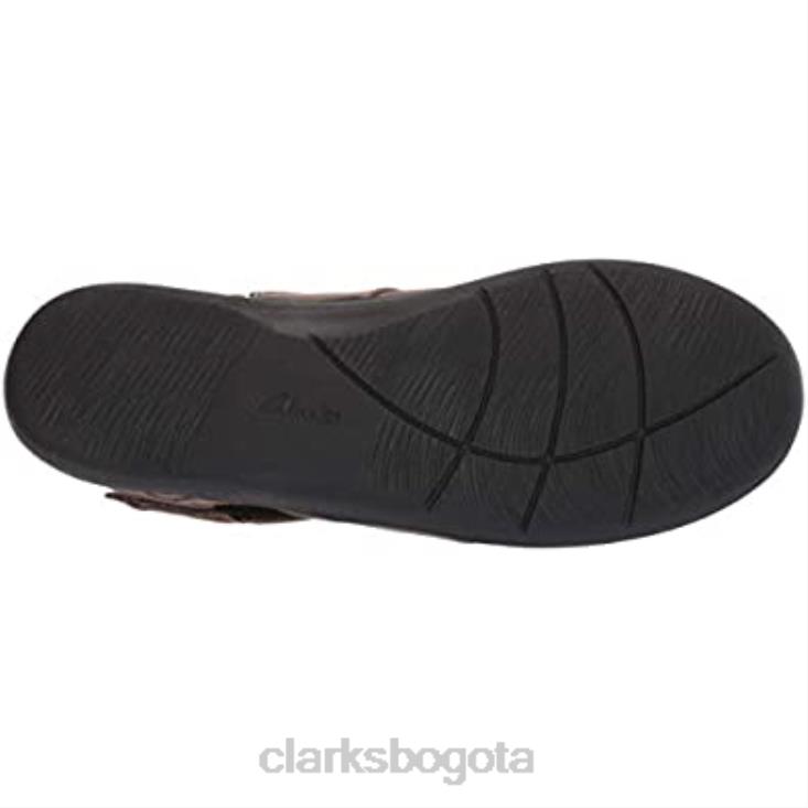 Clarks 0DX8L1289 Botín clarks sillian rani sintético metalizado peltre para mujer mujer peltre metálico sintético