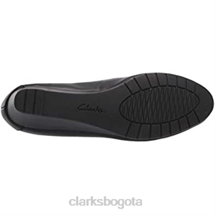 Clarks 0DX8L1293 mocasín mujer mallory perla clarks negro piel sintética combi mujer combi sintetico cuero negro