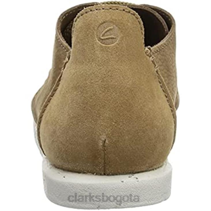 Clarks 0DX8L1297 Zapatillas bajas Clarks Shacre Lite de nubuck arena oscura para hombre hombres nubuck arena oscura