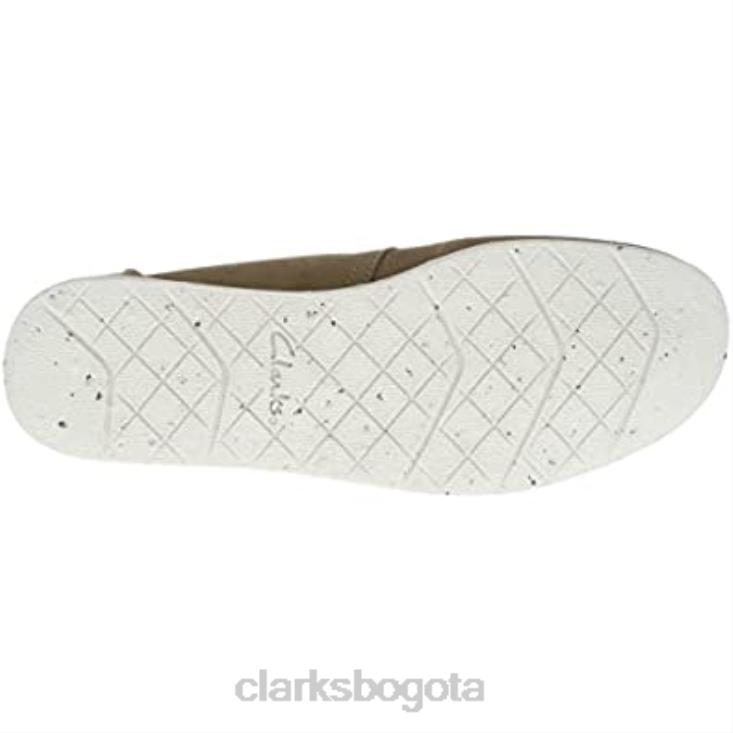 Clarks 0DX8L1297 Zapatillas bajas Clarks Shacre Lite de nubuck arena oscura para hombre hombres nubuck arena oscura