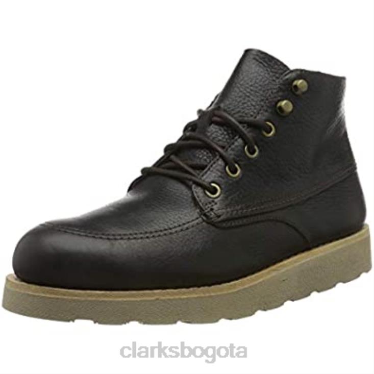 Clarks 0DX8L1298 Botas moteras clarks trace quest para hombre marrón marrón oscuro lea marrón oscuro lea hombres marrón marrón oscuro pasto marrón oscuro marrón oscuro