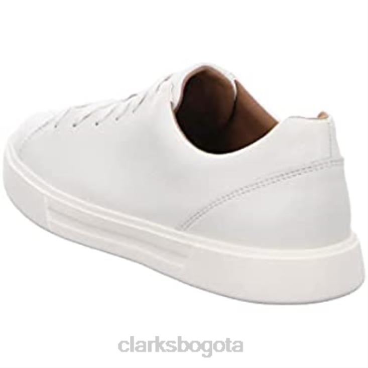 Clarks 0DX8L13 Zapatilla Un Costa Lace Hombre Clarks Piel Blanca hombres cuero blanco