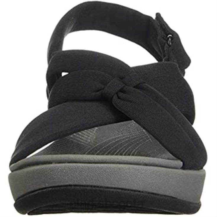 Clarks 0DX8L1301 sandalia arla belle mujer clarks negro textil mujer textil negro
