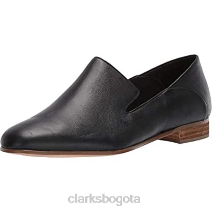 Clarks 0DX8L1303 clarks mujer pure viola cuero negro mujer