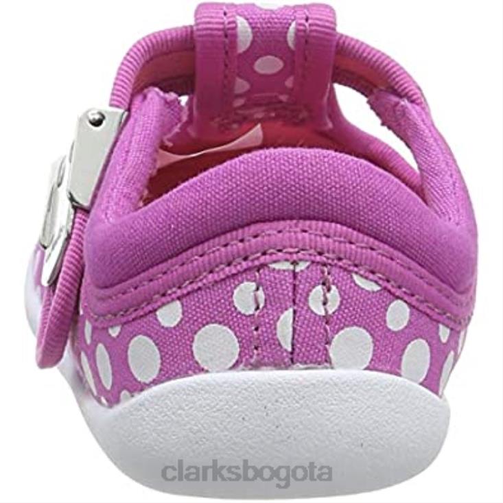 Clarks 0DX8L1308 Zapatillas bajas roamer sun t para bebé niña rosa fuerte niño clarks niños Rosa caliente