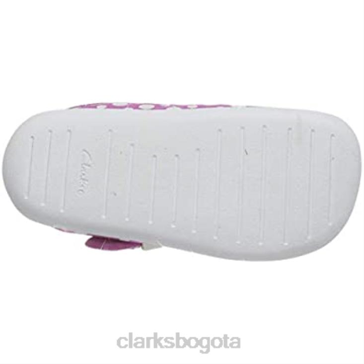 Clarks 0DX8L1308 Zapatillas bajas roamer sun t para bebé niña rosa fuerte niño clarks niños Rosa caliente