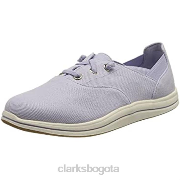 Clarks 0DX8L1310 zapatillas brinkley ave mujer lila clarks mujer lila