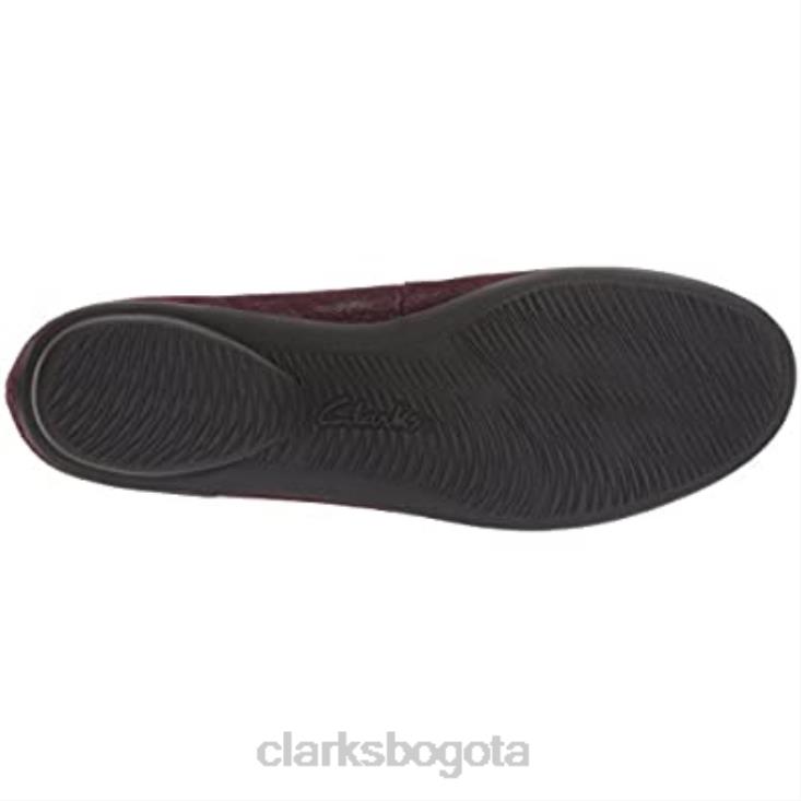 Clarks 0DX8L1318 Clarks Gracelmara plana berenjena para mujer mujer berenjena