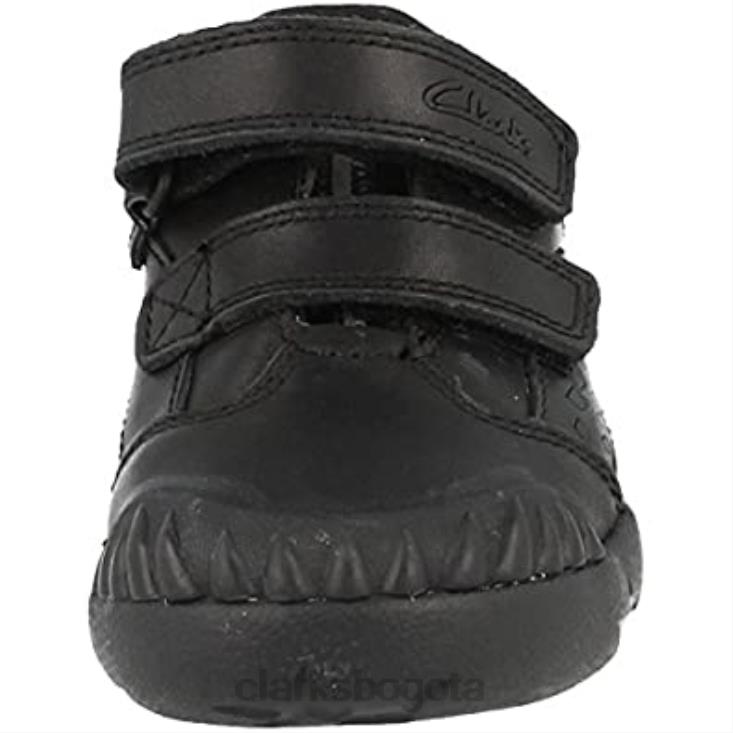 Clarks 0DX8L1319 zapatos niño negro raptoboy inf apropiado-h clarks niños
