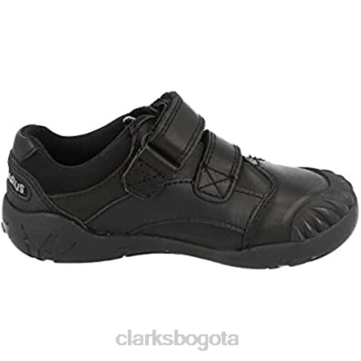 Clarks 0DX8L1319 zapatos niño negro raptoboy inf apropiado-h clarks niños