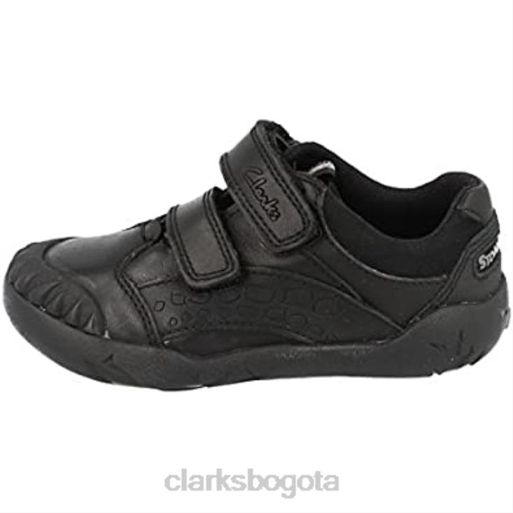 Clarks 0DX8L1319 zapatos niño negro raptoboy inf apropiado-h clarks niños