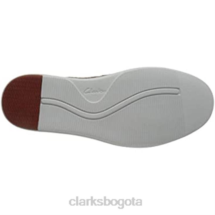 Clarks 0DX8L1328 Mocasines combinados Clarks Bratton de piel de ante color arena oscuro para hombre0 hombres combi piel ante color arena oscuro