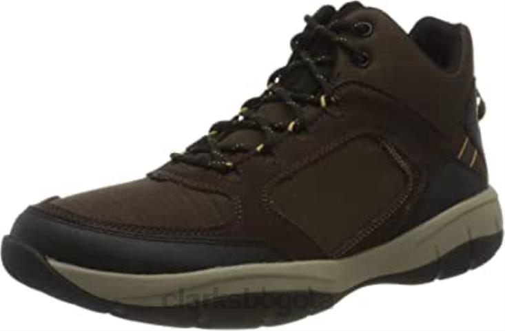 Clarks 0DX8L1330 Bota de becerro clarks ervmid para hombre marrón hombres marrón