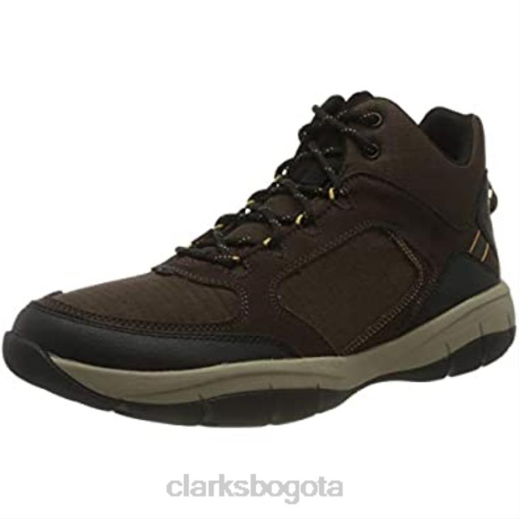 Clarks 0DX8L1330 Bota de becerro clarks ervmid para hombre marrón hombres marrón