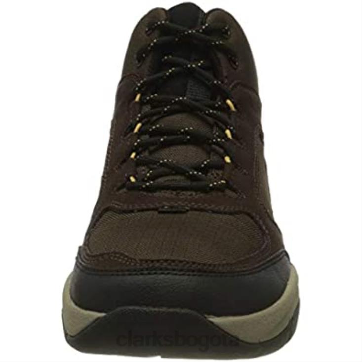 Clarks 0DX8L1330 Bota de becerro clarks ervmid para hombre marrón hombres marrón