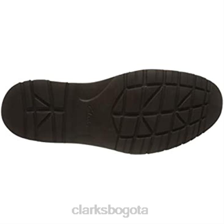 Clarks 0DX8L1337 Botas de media pantorrilla Clarks Vargo para hombre en marrón oscuro hombres marron oscuro