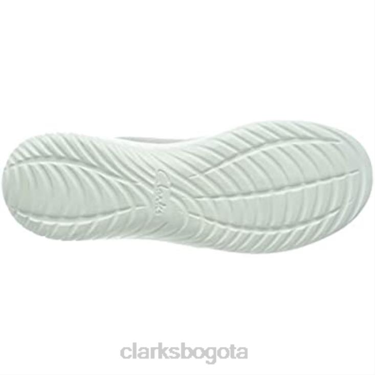 Clarks 0DX8L1338 Zapatilla Clarks Nova Lumis para mujer champán metalizado textil mujer textil metálico champán