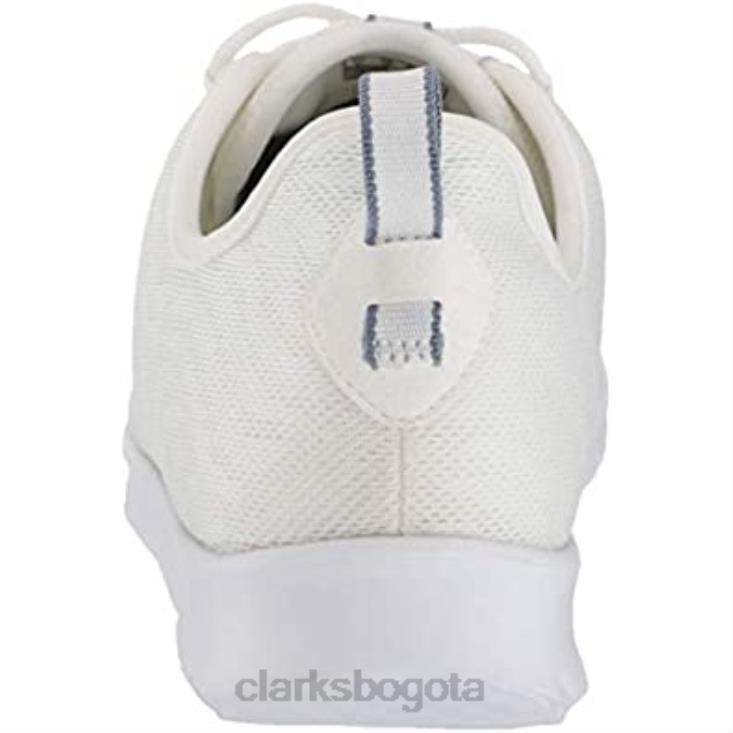 Clarks 0DX8L1344 Zapatilla clarks step allena go de malla blanca para mujer mujer malla blanca