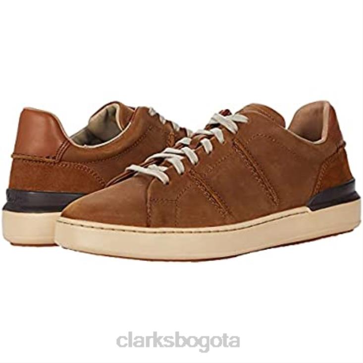 Clarks 0DX8L1347 Clarks Court Lite Lo aceitoso bronceado oscuro unisexo bronceado oscuro aceitoso