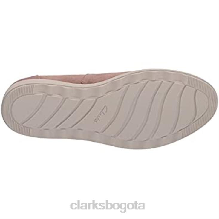 Clarks 0DX8L1351 mocasín sharon dolly mujer clarks ante rosa polvoriento mujer ante rosa polvoriento
