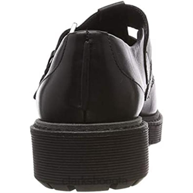 Clarks 0DX8L1353 Mocasines clarks alexa agnes negros para mujer mujer cuero negro