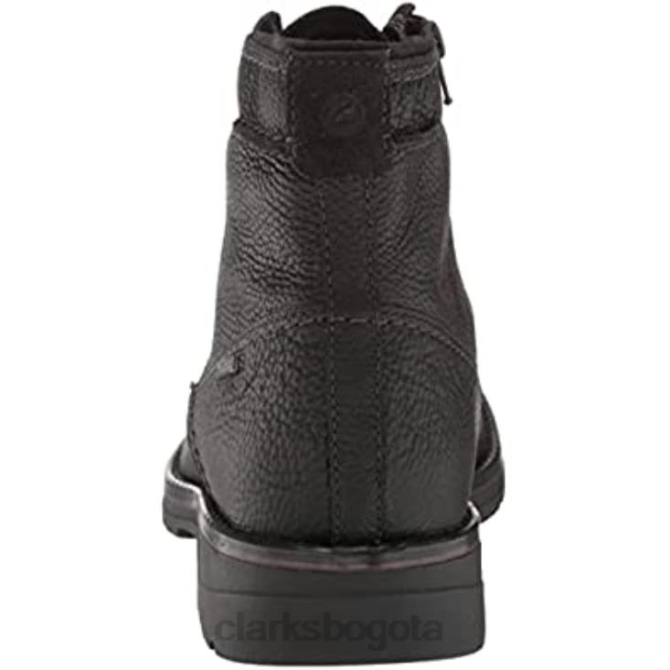 Clarks 0DX8L1355 Botín alto impermeable clarks morris de hombre negro hombres negro