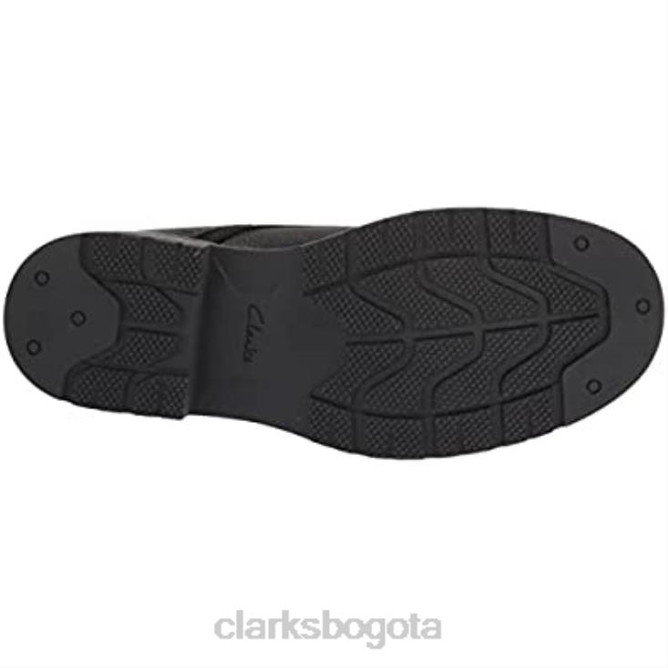 Clarks 0DX8L1355 Botín alto impermeable clarks morris de hombre negro hombres negro