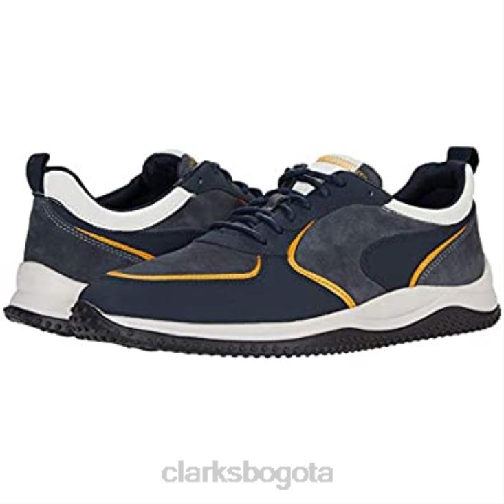 Clarks 0DX8L1364 combi azul marino puxton run combi azul marino clarks unisexo combinado azul marino