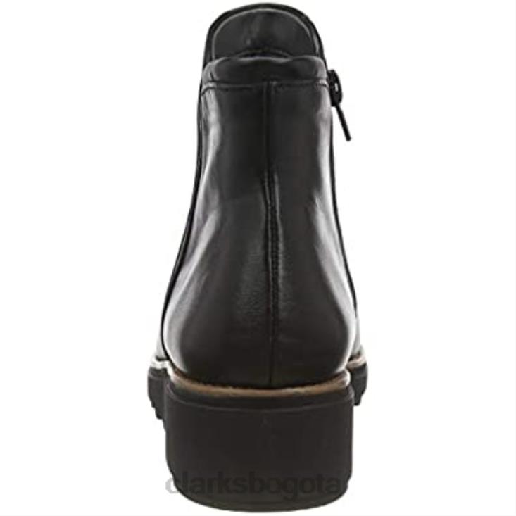 Clarks 0DX8L1365 botín sharon heights mujer clarks cuero negro mujer cuero negro