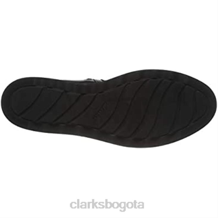 Clarks 0DX8L1365 botín sharon heights mujer clarks cuero negro mujer cuero negro