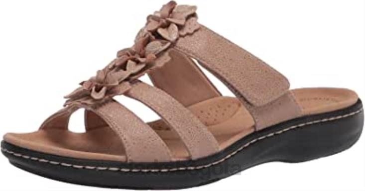 Clarks 0DX8L1366 sandalia plana mujer laurieann judi arena polipiel combi clarks mujer combi piel sintética arena