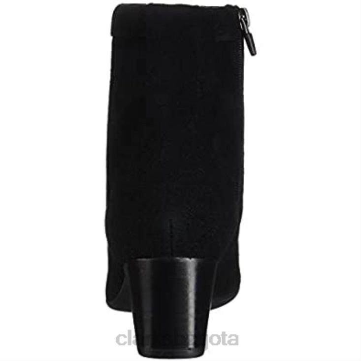 Clarks 0DX8L1370 Botas clarks un cosmo up de ante negro para mujer mujer ante negro