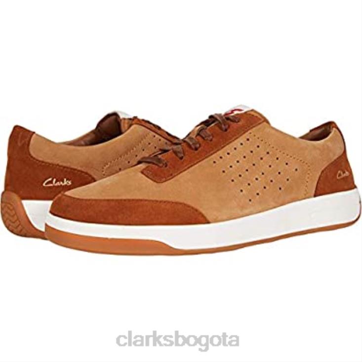 Clarks 0DX8L1374 zapatos clarks hero air lace color tostado para hombre hombres combinación bronceado