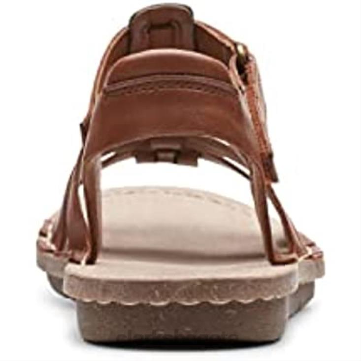 Clarks 0DX8L1375 sandalias con tira en el tobillo blake jewel para mujer clarks marrón mujer marrón