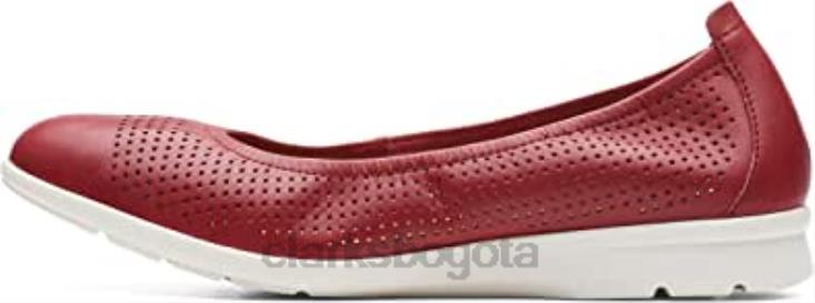 Clarks 0DX8L1376 Bailarinas Clarks Jenette Ease de mujer con suela blanca mujer