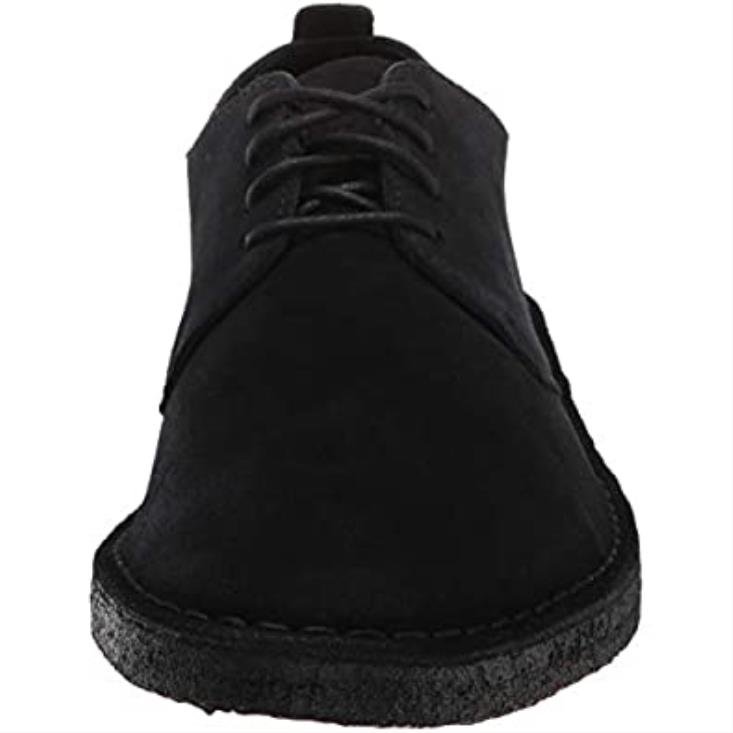 Clarks 0DX8L1379 Clarks Desert London Oxford de ante negro para hombre hombres ante negro