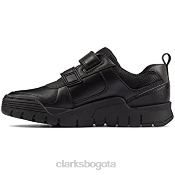 Clarks 0DX8L1381 scooter speed k niño zapatos escolares 12 niño negro clarks niños